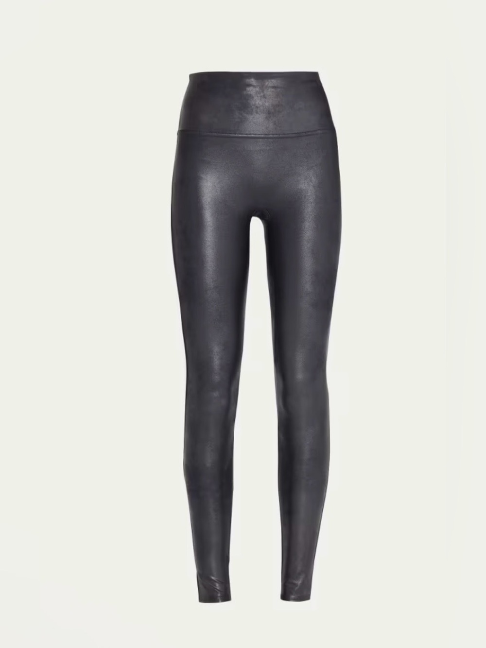 SPANX Faux Leather High-Rise Leggings - Black size XS